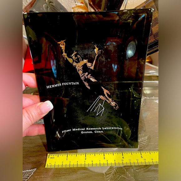 Hermes Fountain Trinket Dish Approx 6.5”x 5” - Picture 6 of 6